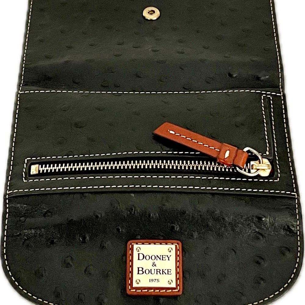 Dooney & Bourke Ostrich Continental Clutch Wallet - Picture 4 of 13